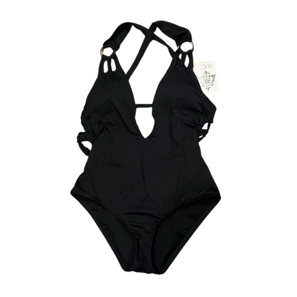 NWT BECCA onepiece black swimsuit! - Picture 4 of 5